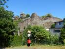 Start der Traumschleife Hunolsteiner Klammtour am Hunolsteiner Hof zur Burgruine Hunolstein
