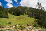 Aufstieg von der Gaisalpe zum Unteren Gaisalpsee
