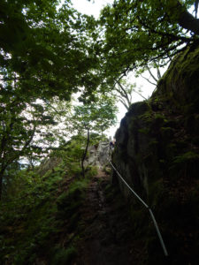 Felsenpfad Col de la Schlucht