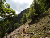 Geröllfeld auf dem Col de la Schlucht