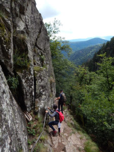 Felsenpfad Col de la Schlucht