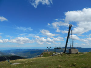 Stillgelegte Sesselbahn auf dem Petit Hohneck