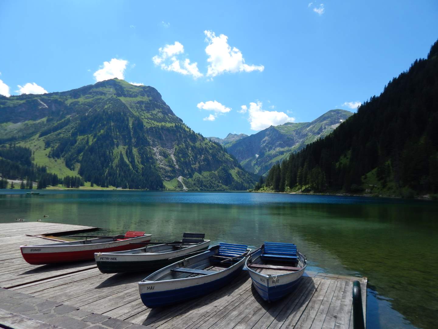Vilsalpsee und Wasserfall Bergaicht in Tirol
