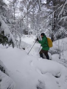 Schneeschuhwanderung Fichtelgebirge Haberstein, Große Kösseine, Burgsteinfelsen, Kaiser-Wilhelm-Felsen