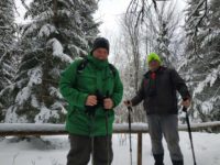 Schneeschuhwanderung Fichtelgebirge Haberstein, Große Kösseine, Burgsteinfelsen, Kaiser-Wilhelm-Felsen