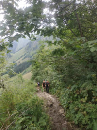 Aufstieg zur Enzianhütte